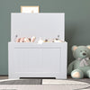 Ottoman Wooden Stackable Toy Box White Storage Unit Chest Bedroom Nursery Trunks