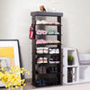 7-tier Double Shoe Storage Tower Organiser Unit Home Display Shelf Rack Stand