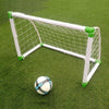 New 4Ft x 2.6Ft Kids Child Football Goals Set Post Soccer Training Steel Frame