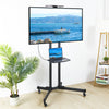 Heavy Duty Mobile TV Stand Trolley Cart on Wheels Anti Tip Corner Mount 32-70"