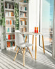 Set of 6 dining bar chairs modern contemporary Scandinavian style wooden legs.