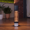 Electric Patio Heater 1200W Free Standing Indoor Outdoor 360° Space Warmer UK