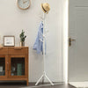 Beech Wooden Standing Coat Rack 8 Hooks Wood Tree Stand Coat Hat Handbag Rack