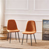 Dining Chairs 2/4/6pcs Modern Suede/Velvet Back Sturdy metal Legs Office/Cafe