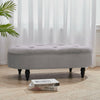 Large Chesterfield Footstool Sofa Ottoman Pouffe Stool Bench Chair Window Seat