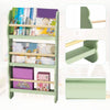 Children Bookcase Kids Display Bookshelf Storage Unit Shelving Wooden Rack