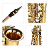 10.7Eb E-flat Alto Saxophone with Storage Case Mouthpiece Accessories Gold NEW