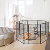 8 Panel Pet Playpen Indoor Outdoor Exercise Dog Fence Dog Folding Playpen Kennel