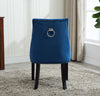 Tufted Velvet Fabric Studded Dining Chair Victoria Accent Side Chair