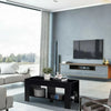 Costway 2-Tier Wood Coffee Table Sofa Side Table w/ Storage Shelf Living Room