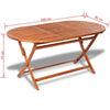 Folding Garden Table Solid Wood Teak /Acacia Kitchen Dining Table Outdoor Bistro