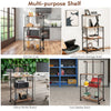 4-Tier Kitchen Baker’s Rack Industrial Utility Storage Shelf Microwave Stand