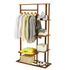 Industrial Vintage Clothes Rail Garment Rack Open Display Shelf Spacious Storage