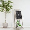 Foldable Vintage Chalkboard Wooden Easel Message Board A-frame Easel Blackboard