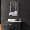 50*70cm Wall Touch Sensor Bathroom LED Light Medicine Illuminated Mirror Cabinet