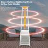 Electric Pyramid Patio Heater 42,000 BTU Outdoor Heater w/ Tip-Over Protection