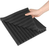 12X Wedge Foam Tiles Wall Studio Soundproofing Acoustic Panels Sound Insulation