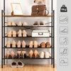 Coat Rack Stand Hall Tree w/ 5 -tier Shoe Storage Rack Large Hall Stand