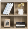 WOLTU Bookcase Book Shelf 4 Cube Storage Units Wood Storage Shelves for Bedroom