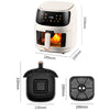 Large 8L Air Fryer Touch Screen Smart Healthy Cooker Oven Window Visible 2400W