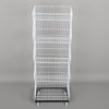 60/90CM Stackable Wire Storage Bin Rack Veg Fruit Snack Basket For Retail Shop