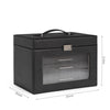 4 Layers Large Jewellery Boxes Storage Organizer Case Cabinet w/Portable Box
