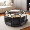 S/M/L Pop-up Pet Tent Portable Pet Fence Dog Cat Pen Fabric Kennel Cage Crate