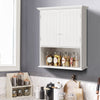 Bathroom Storage Cabinet Wall Mounted Vanity Storage Cupboard w/Adjustable Shelf