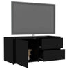 Modern TV Cabinet Stand Storage Cabinet With 2 drawers Living Room Furniture