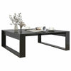 Coffee Table High Gloss Black 100x100x35cm Chipboard Living Room Quality Unit