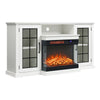 Electric Insert Fireplace Heater Stove &TV Stand Cabinet LED 3Color Fire Remote