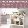 Modern Sideboard Cabinet Kitchen Cupboard 12 Bottles Wine Rack Display Shelves