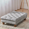 Chesterfield Coffee Table Chair Footstool Large Stool Rectangle/Oval Pouf Stand