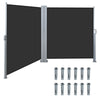 Retractable Side Awning Patio Garden Windbreaker Privacy Screen Fence Sunshade