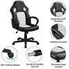 Home Office Desk Chair Gaming Chair High Back Swivel Chair for Work Task White