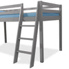 High Sleeper Bed Cabin Loft Bed Solid Wood Pine Frame Childrens Kids Single 3FT
