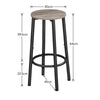 Bar Stools Set of 2 Breakfast Bar Stools for Kitchen Bar Chairs Pub Stool