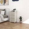 Fabric Cabinets Storage Unit Chest of 3/4/5 Drawer Bedside Table Organiser Beige