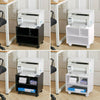 Rolling Printer/Fax Shelf Stand Cart Paper Office File Cabinet Storage Organiser