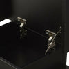 High Gloss LED Bedside Cabinet Tables Nightstand 2 Drawers Bedroom Lamp table