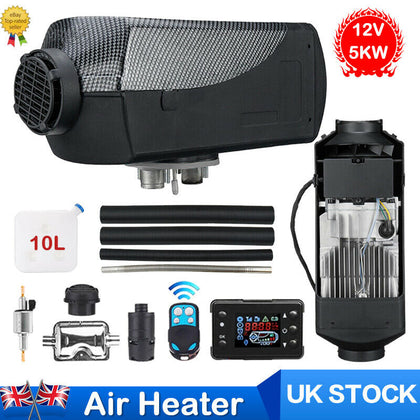 12V 5KW Diesel Air Heater LCD Monitor Remote Control For Home Cae Lorry Car