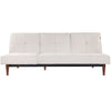 Upholstered 3 Seater Small Sofa Bed Settee Couch Recliner Sofabed Sleeper Beds