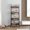 4 Tier Ladder Shelf Bookcase Display Storage Unit Free Standing Living Room