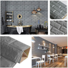10 Panel 3D Tile Brick Wall Stickers Self-adhesive Wallpaper Foam Panel 70×77cm