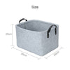 Large Ace Felt Storage Basket Closet Toy Hamper Laundry Bag Shelf Box Organizer