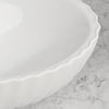 Gloss White Bathroom Vanity Wash Basin Sink Countertop 480x320x130 Ceramic Waste