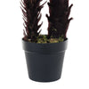 90cm Artificial Cycas Palm Plant in Pot Realistic Fake Tropical Tree Home Office