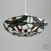 Retro Stained Glass Ceiling Light Shade Tiffany Style Easy Fit Pendant Lampshade
