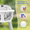 Baby Highchair Convertible Infant High Chair W/5-Point Harness Adjustable Tray