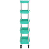 5-Tier Kitchen Trolley Iron and ABS Suitable for categorization sturdy